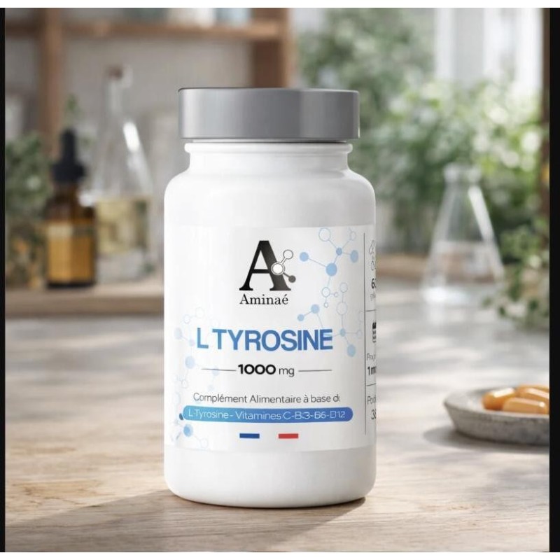 Aminaé L-Tyrosine 1000mg 60 gélules