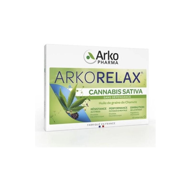Arkopharma Arkorelax Cannabis Sativa Comprimés B30