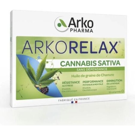 Arkopharma Arkorelax Cannabis Sativa Comprimés B30