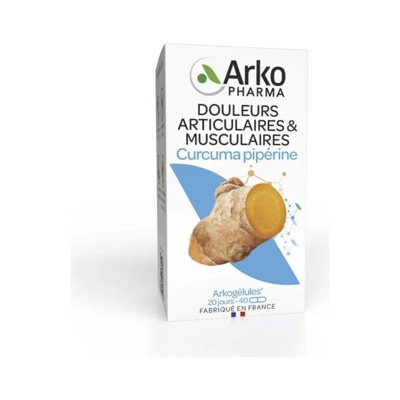 Arkopharma Arkogélules Curcuma Pipérine BIO 40 Gélules