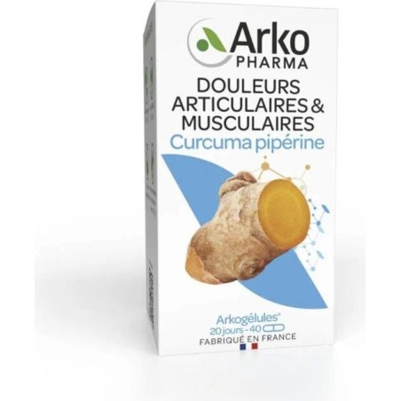 Arkopharma Arkogélules Curcuma Pipérine BIO 40 Gélules
