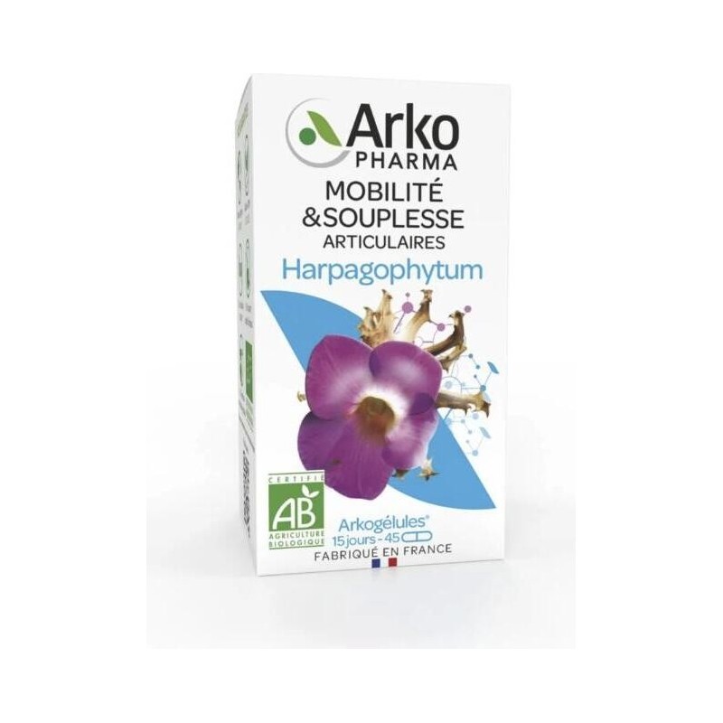 Arkopharma Arkogélules BIO Harpagophytum Gélules 45