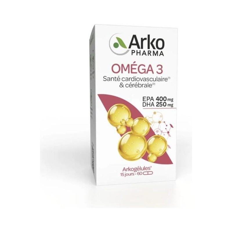 Arkopharma Arkogélules Oméga 3 Capsules 180