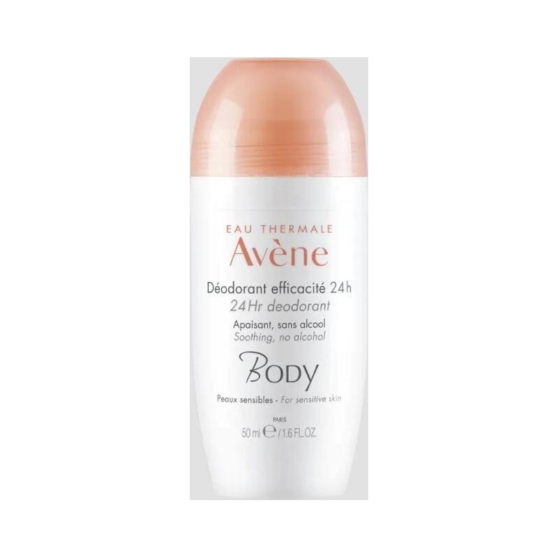 Avene Body Déodorant Bille 24h 2x50 ml