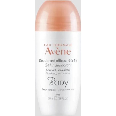 Avene Body Déodorant Bille 24h 2x50 ml