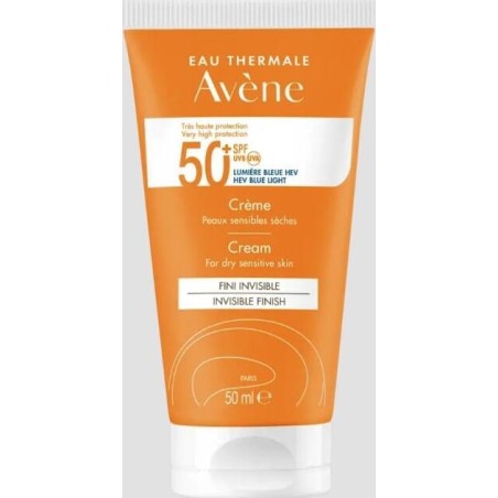 Avene Solaire 50 Crème Visage Parfum Tube 50 ml
