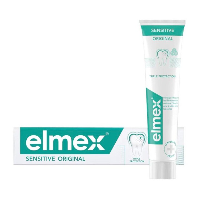 Elmex Sensitive Dentifrice Original 75 ml Lot de 2