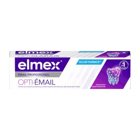 Elmex Émail Professional Dentifrice Opti-Émail 2 x 75 ml