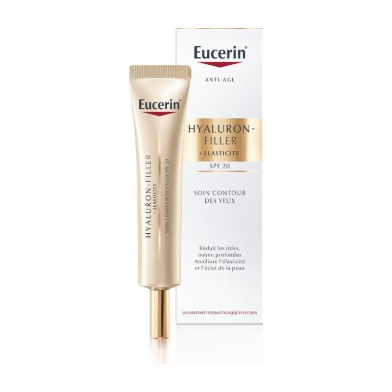 Eucerin Hyaluron-Filler + Elasticity Soin Contour des Yeux SPF 20 15 ml