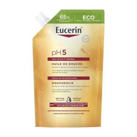Eucerin pH5 Huile de Douche Peau Sensible Éco-recharge 400 ml