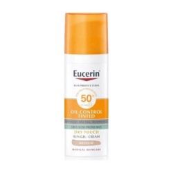 Eucerin Sun Protection Oil Control Gel-Crème Toucher Sec Teinté Medium SPF 50+ 50 ml