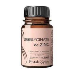 Phytalessence Bisglycinate de Zinc 60 gélules