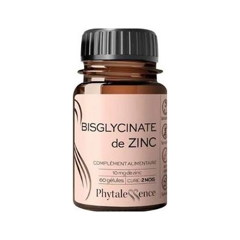 Phytalessence Bisglycinate de Zinc 60 gélules