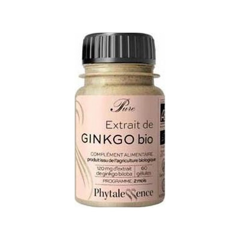 Phytalessence Ginkgo Bio 60 gélules