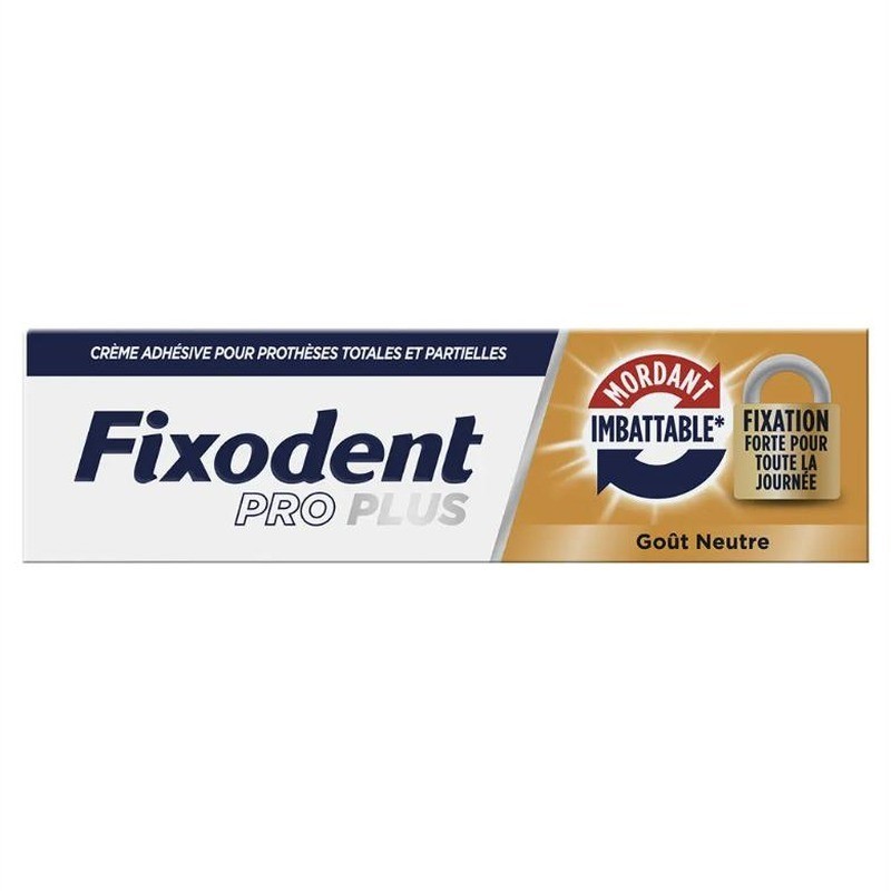 Fixodent Pro Plus Mordant Imbattable 40 g - crème adhésive