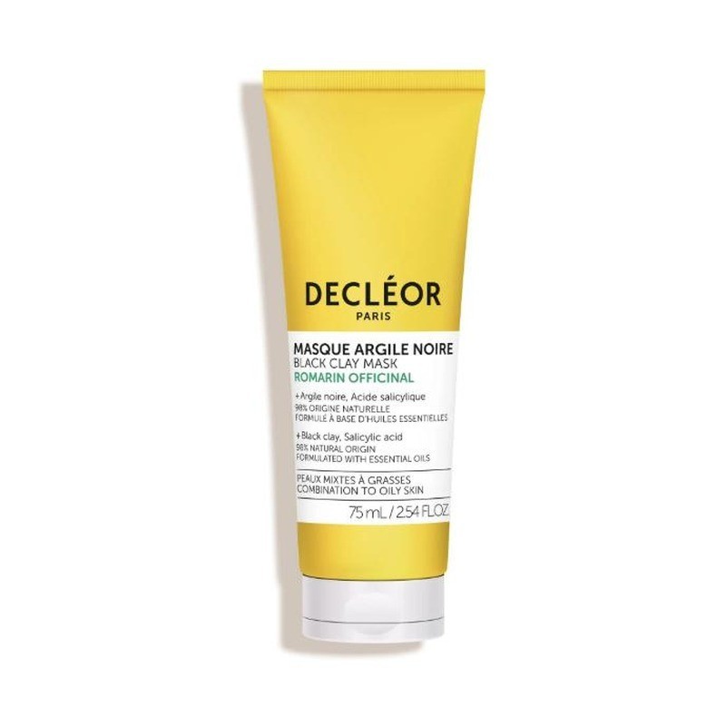 Décléor Masque Argile Noire Romarin Officinal 75 ml | Mon Pharmacien