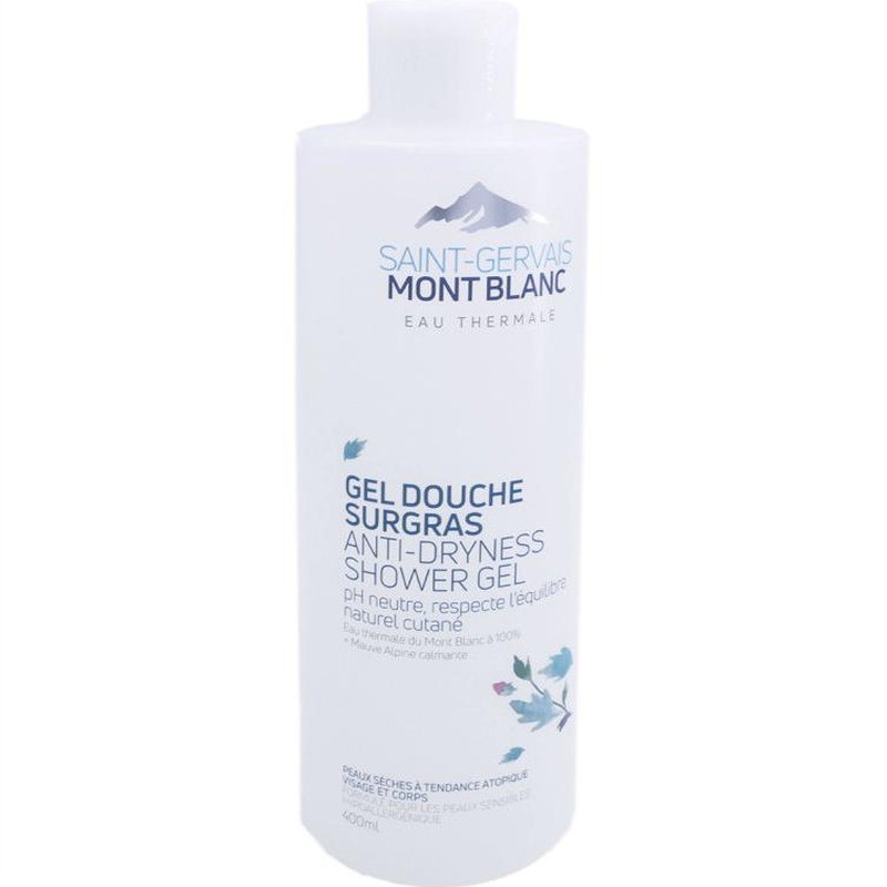 Saint-Gervais Mont Blanc Gel Douche Surgras 400 ml | Mon Pharmacien