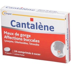 Cantalène 24 comprimés à sucer