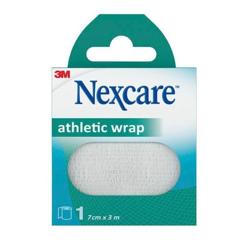 Nexcare Athletic Wrap Bande Cohésive Blanche 7,5 cm x 3 m