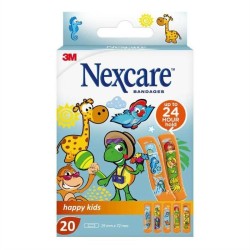 Nexcare Happy Kids Animaux Pansements Enfants x20