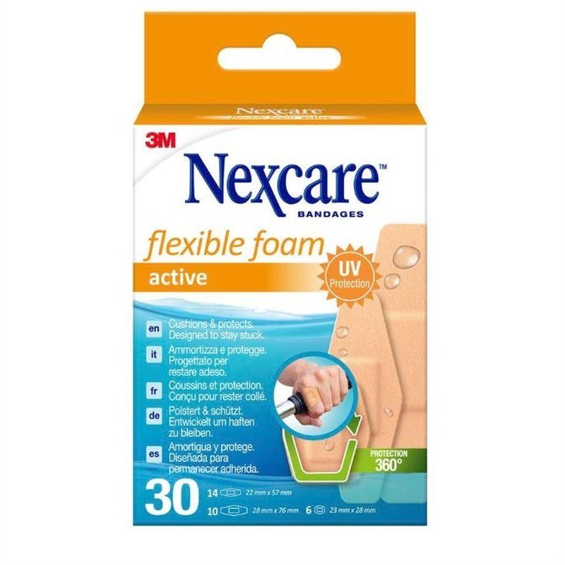 Nexcare Active 360° Pansements anti-choc x30 | Mon Pharmacien