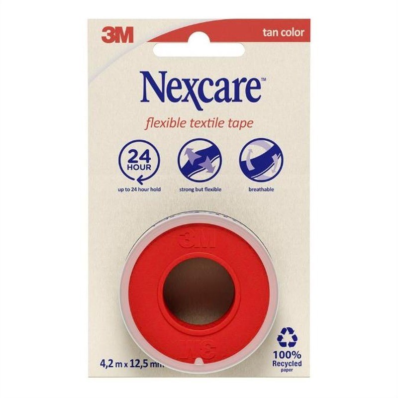 Nexcare Ruban Flexible Textile 4,2 m x 12,5 mm