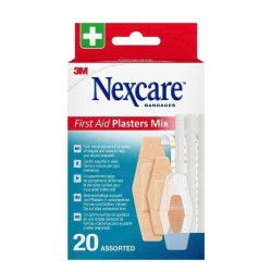 Nexcare First Aid Mix - 20 pansements assortis