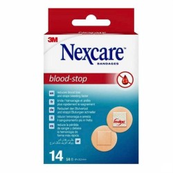 Nexcare Blood-Stop Pansements Hémostatiques Ronds x14