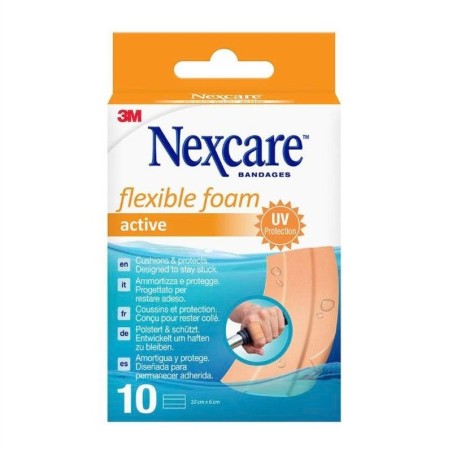 Nexcare Flexible Foam Active 10 x 6 cm x10 | Mon Pharmacien