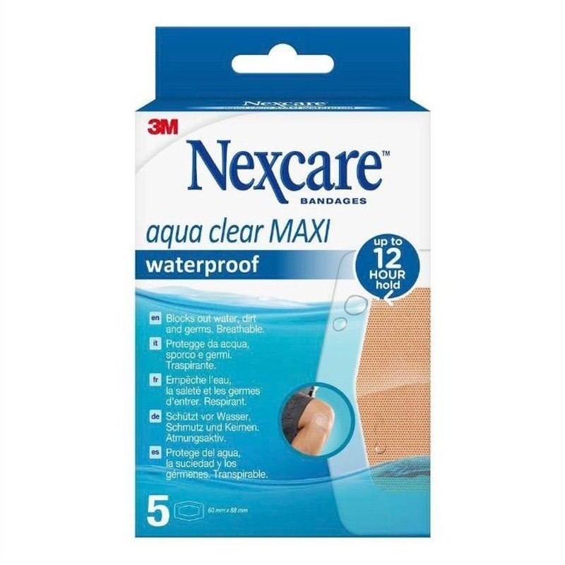 Nexcare Aqua Clear Maxi Pansements Imperméables x5