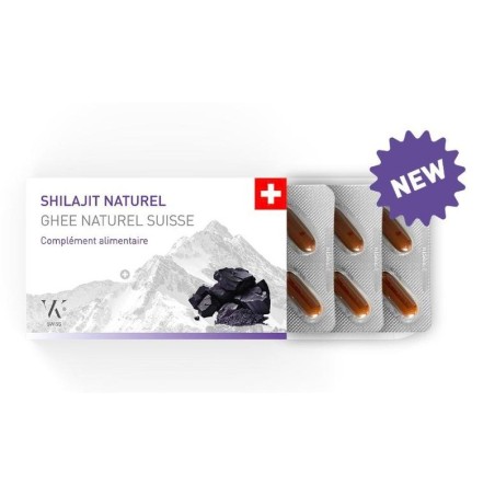 VK Swiss Shilajit Ghee Suisse 30 capsules | Mon Pharmacien