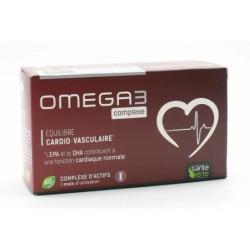 Santé Verte Oméga 3 Complexe 60 gélules - EPA, DHA, Q10