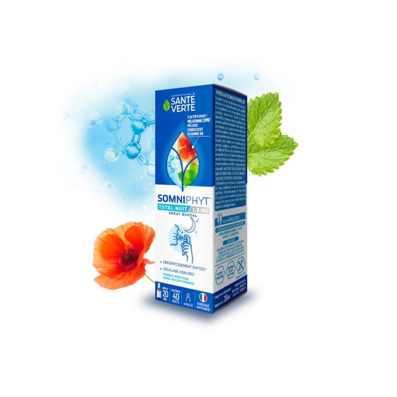 Santé Verte Somniphyt spray buccal mélatonine 20 ml