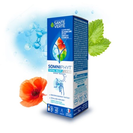 Santé Verte Somniphyt spray buccal mélatonine 20 ml