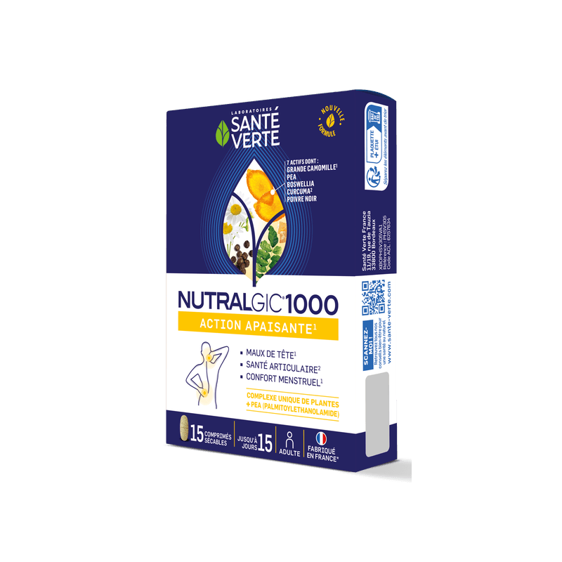 Santé Verte Nutralgic 1000 - 15 comprimés sécables