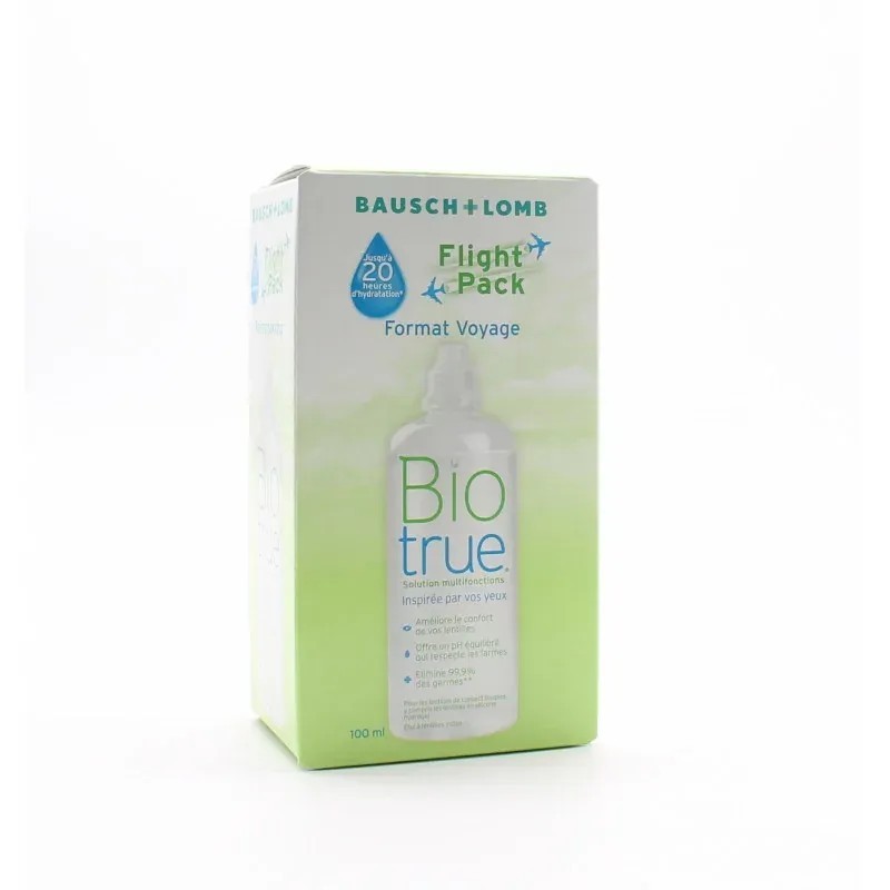 Biotrue solution multifonctions lentilles 100 ml voyage