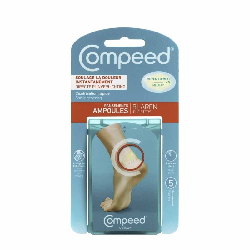Compeed Pansements Ampoules Moyen Format 5 pansements | Mon Pharmacien