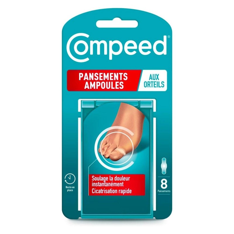 Compeed Pansements Ampoules aux Orteils 8 pansements | Mon Pharmacien
