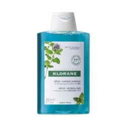 Klorane Shampooing Détox Menthe Aquatique Bio 200 ml