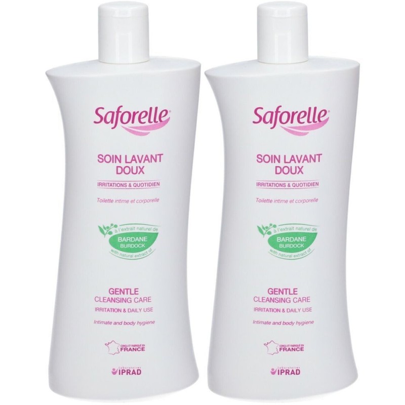 Saforelle Soin Lavant Doux 2 x 500 ml | Hygiène intime