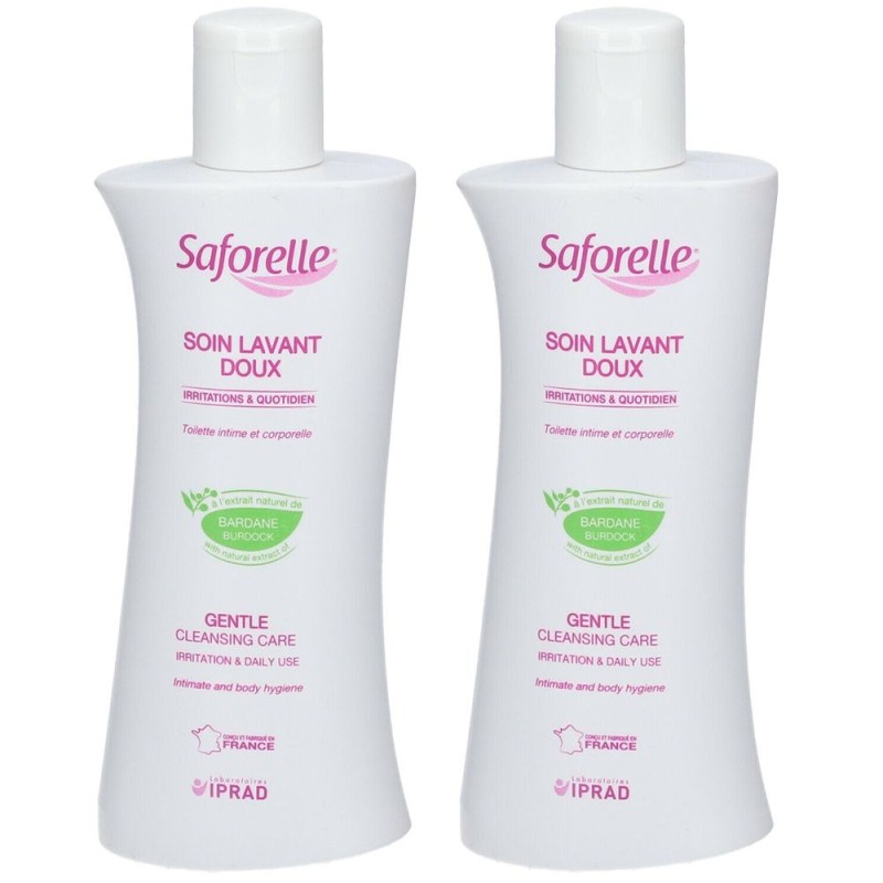Saforelle Soin Lavant Doux 2 x 250 ml | Hygiène intime