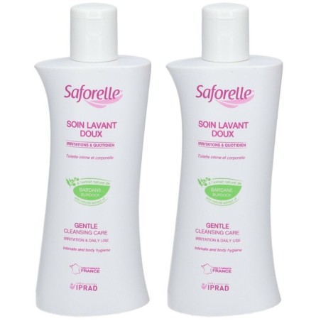 Saforelle Soin Lavant Doux 2 x 250 ml | Hygiène intime