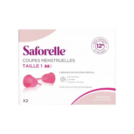 Saforelle Coupes Menstruelles Taille 1 x2
