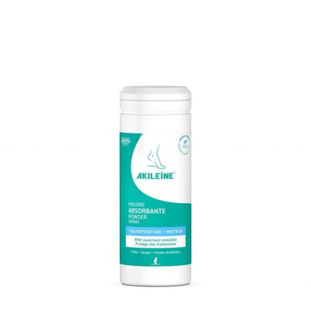 Akileïne Poudre Absorbante Pieds 75 g - transpiration