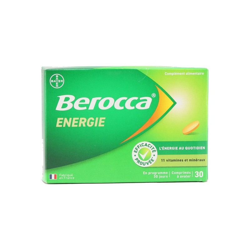 Berocca Energie 30 comprimés à avaler - vitamines et minéraux