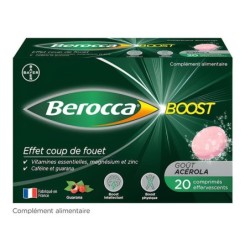Berocca Boost vitamines, caféine et guarana 20 comprimés
