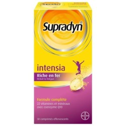 Supradyn Intensia Vitamines, Minéraux et Fer, 30 comprimés