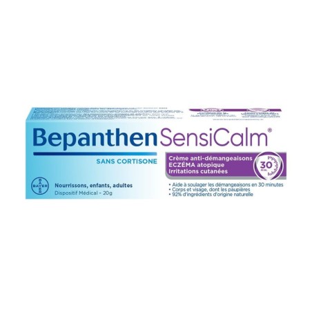 Bepanthen Sensicalm crème anti-démangeaisons eczéma 20 g