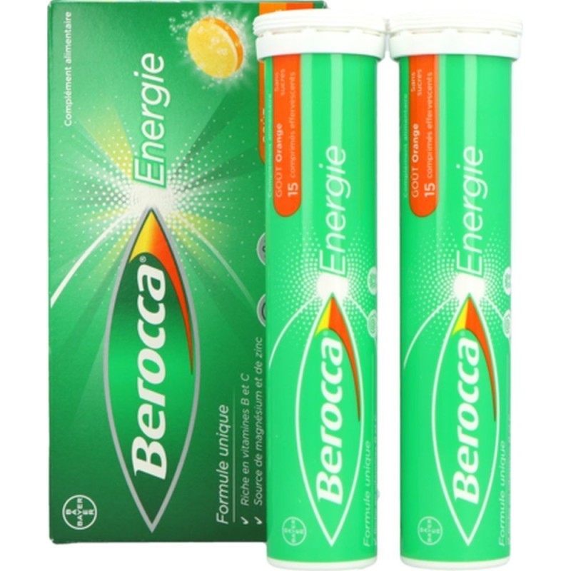 Berocca Energie Orange 30 comprimés effervescents