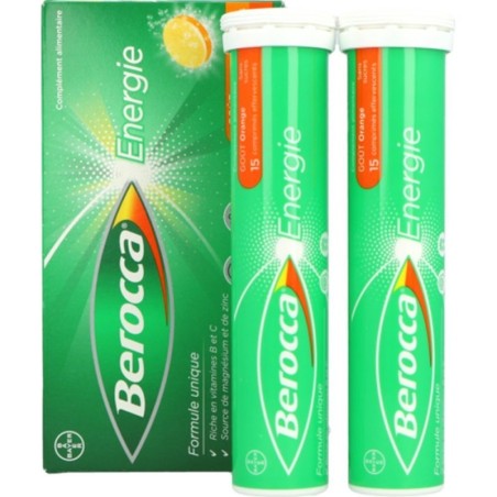 Berocca Energie Orange 30 comprimés effervescents